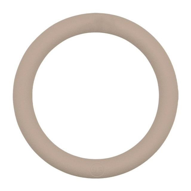 Anillo de pesas Kettlebell portátil profesional de 2,2 kg para interiores y exteriores, anillo de potencia con peso circular para ejercicios de Pilate Color té crema