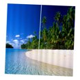 thumbnail image 1 of Cortinas térmicas sedosas para y dormitorio, marino, 2 paneles, cortina para ventana con impresión 3D Playa Gloria Cortina de poliéster, 1 of 8