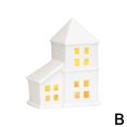 thumbnail image 1 of AYFFDIYI Christmas Village SetsCeramic LED Lighted Christmas Village HousesChristmas Town Scene Desktop Ornaments with LED LightChristmas Indoor Decor Collection Buildings, 1 of 1