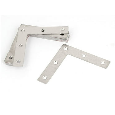 Uxcell 3.1" Angle Corner Brace Flat Stainless Steel Repair Bracket 12pcs