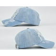 thumbnail image 5 of Unisex Retro Hole Denim Baseball Cap Fashion Funny Trend Baseball Cap Adjustable Peaked Cap Outdoor Sports Couple Hats Adjustable Curved Brim Hats Sun, 5 of 9