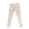 thumbnail image 7 of COEQINE Axolotl Cherry Flower Girls Sport Legging Casual Buttery Soft Athletic Yoga Pants Stretchy High Waist Pants, for 10-11 Years Kids, 7 of 7