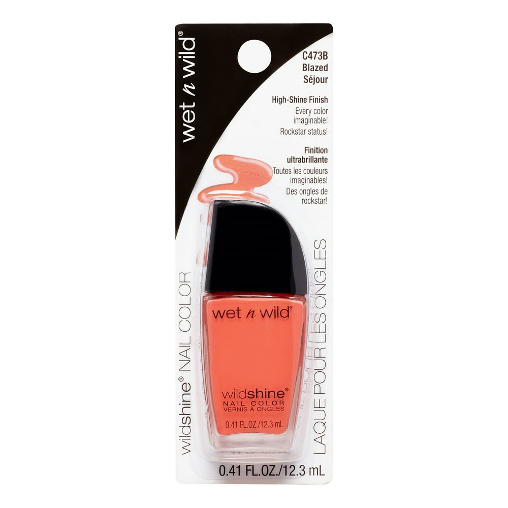 Wet n wild wild shine matte nail color, blazed