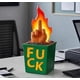 thumbnail image 5 of Fun Burn Fire Statue,Dumpster Fire Decor Statue,Dumpster Fire Desk Decor, 5 of 5