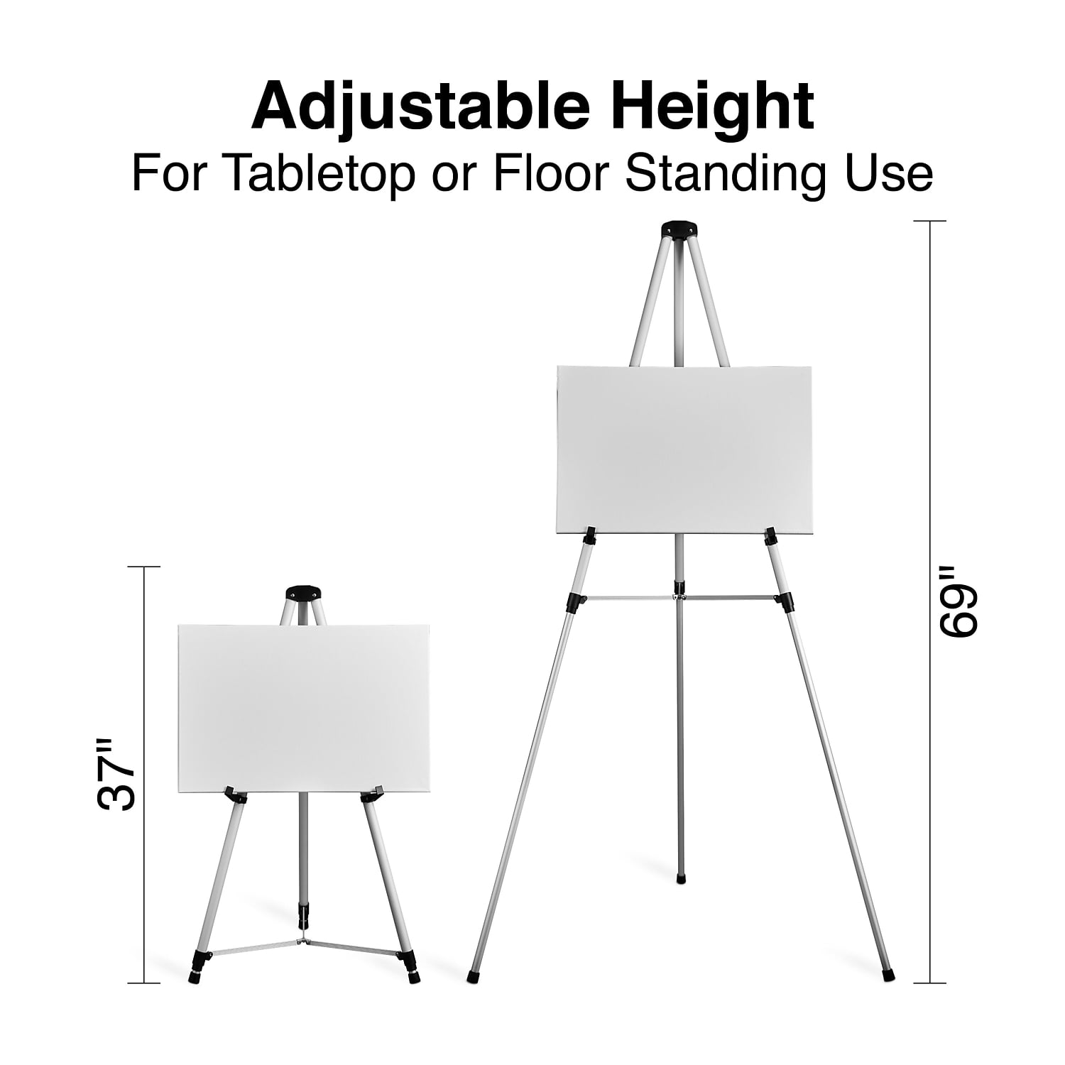 Staples HD Flipchart/Easel Aluminum 2/Pack 61295-USVS