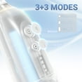 thumbnail image 4 of Marchpower Electric Toothbrush with Water Flosser, 2 in 1 Teeth Cleaning Kit, Portable 6 Modes Toothbrush and Flosser Combo, 4 of 12
