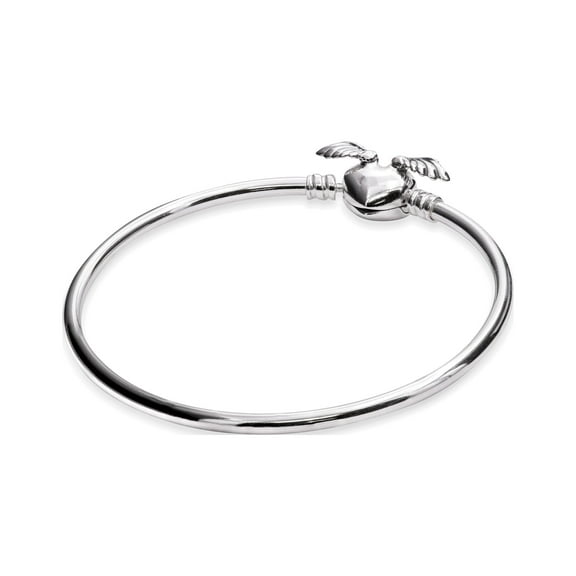 Pandora Moments Winged Heart Bangle