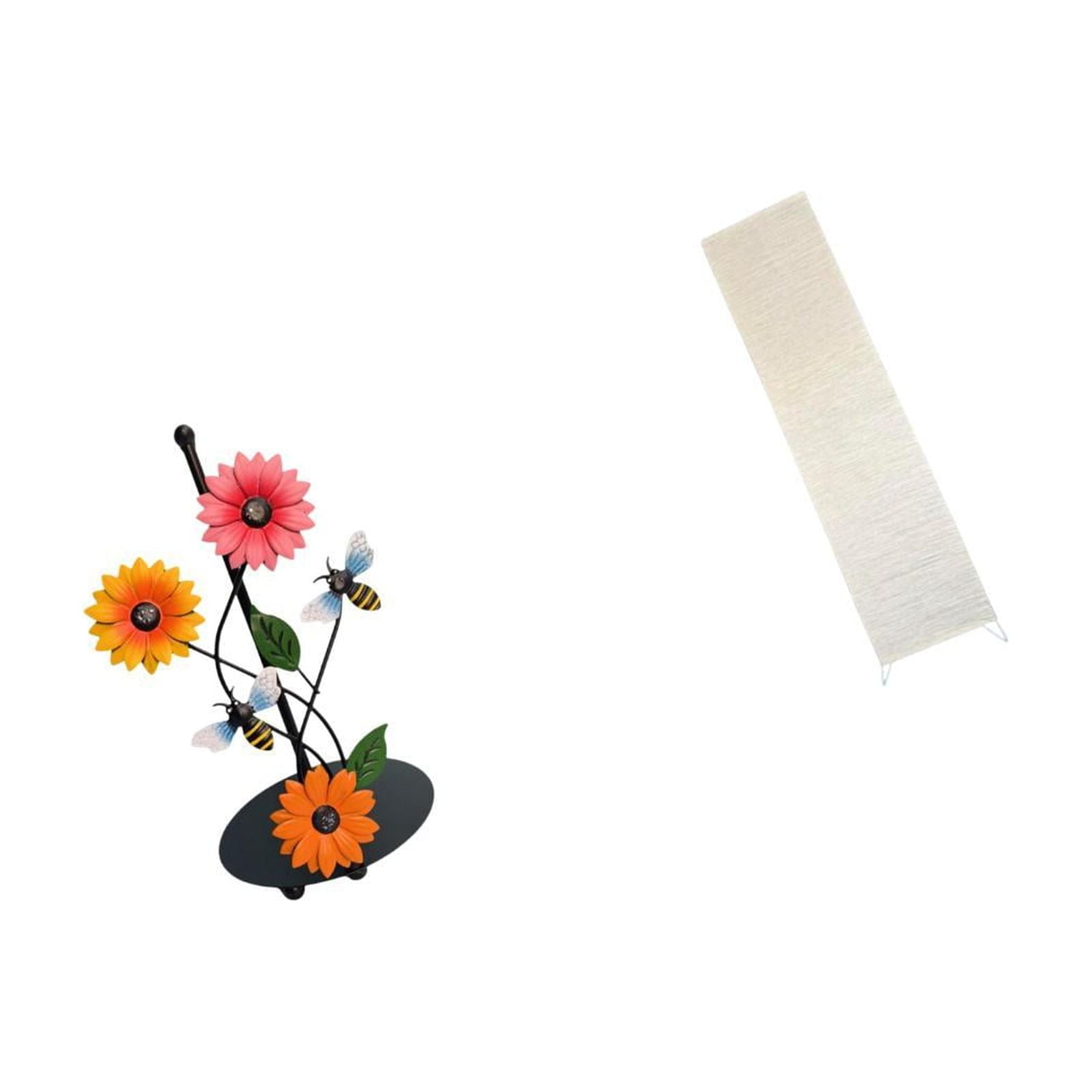 Fiocias Toilet Paper Holder Paper Towel Holder Countertop Floor Lamp Shade Minimalist Lampshade Iron Paper Material Suitable for Study Room Bedroom Living Roo