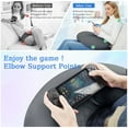 thumbnail image 3 of Eurhowing Ergonomic Gaming Pillow, Velvet U-Shaped Lap Cushion  with Memory Foam for Long Sessions, Arm Support Reading Pillows for Bed & Sofa, Dark Gray, 3 of 9