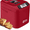 Red, variant on Kitchen in the box 2lb Bread Machine with Auto Fruit Nut Dispenser, 12 Presets Bread Maker Gluten-Free Setting, 13 Hour Delay Timer, Black