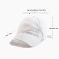 thumbnail image 2 of Gorra de béisbol sólida de primavera y verano para hombres y mujeres, gorra de lengüeta de pato suave negra, 2 of 6