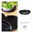 thumbnail image 3 of Flower Pot Tray 16 Pcs Plants Water Catcher Thicken Black Circle Indoor Saucer Pp, 3 of 6