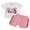 Pink Two, variant on Suealasg Toddler Baby Girl Boy Birthday Outfit Short Sleeve Dinosaur Print T-Shirt Elastic Waist Shorts 1T 2T 3T 4T Kids Summer Clothes Set