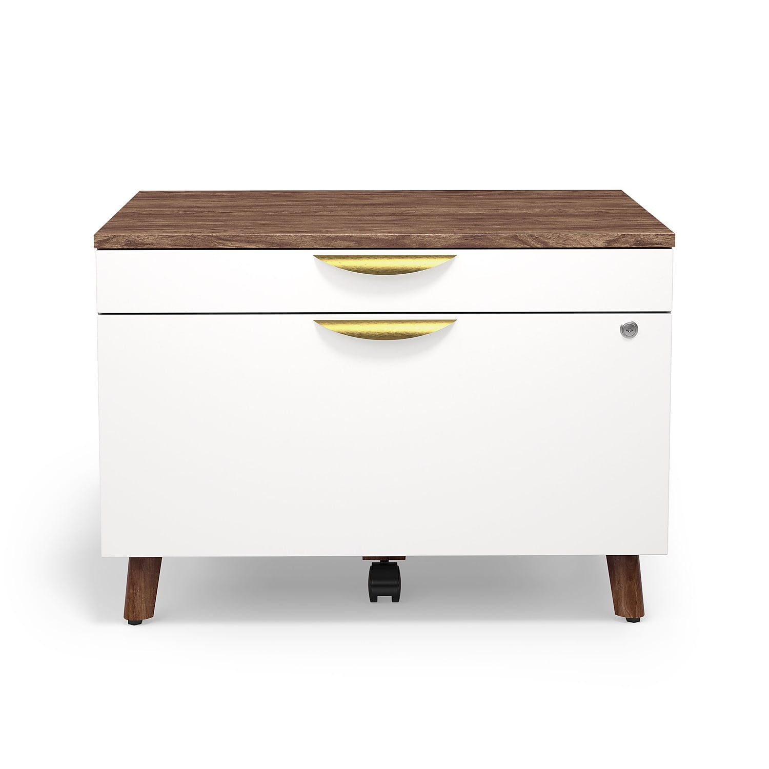 Union Scale Midmod 2 Drawer Lateral File Locking Un56967 Com