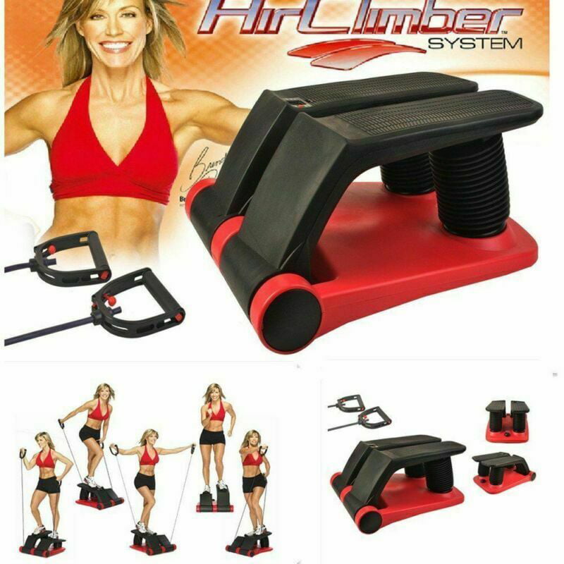 2021 Air Stepper Climber Exercise Fitness Thigh Machine W/CD Resistant Cord 
