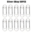 thumbnail image 1 of Large Metal Paper Clips Silver Gold Rose Gold Electroplated Bookmark Pen Clip for Home Office School, 1 of 7