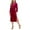 Pink - medpink, variant on Taylor Womens Velvet Tie Waist Maxi Dress, Pink, 6