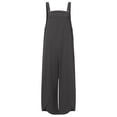 thumbnail image 1 of Tendencia de moda femenina europea y americana: pantalones cortos casuales con tirantes de color sólido., 1 of 2