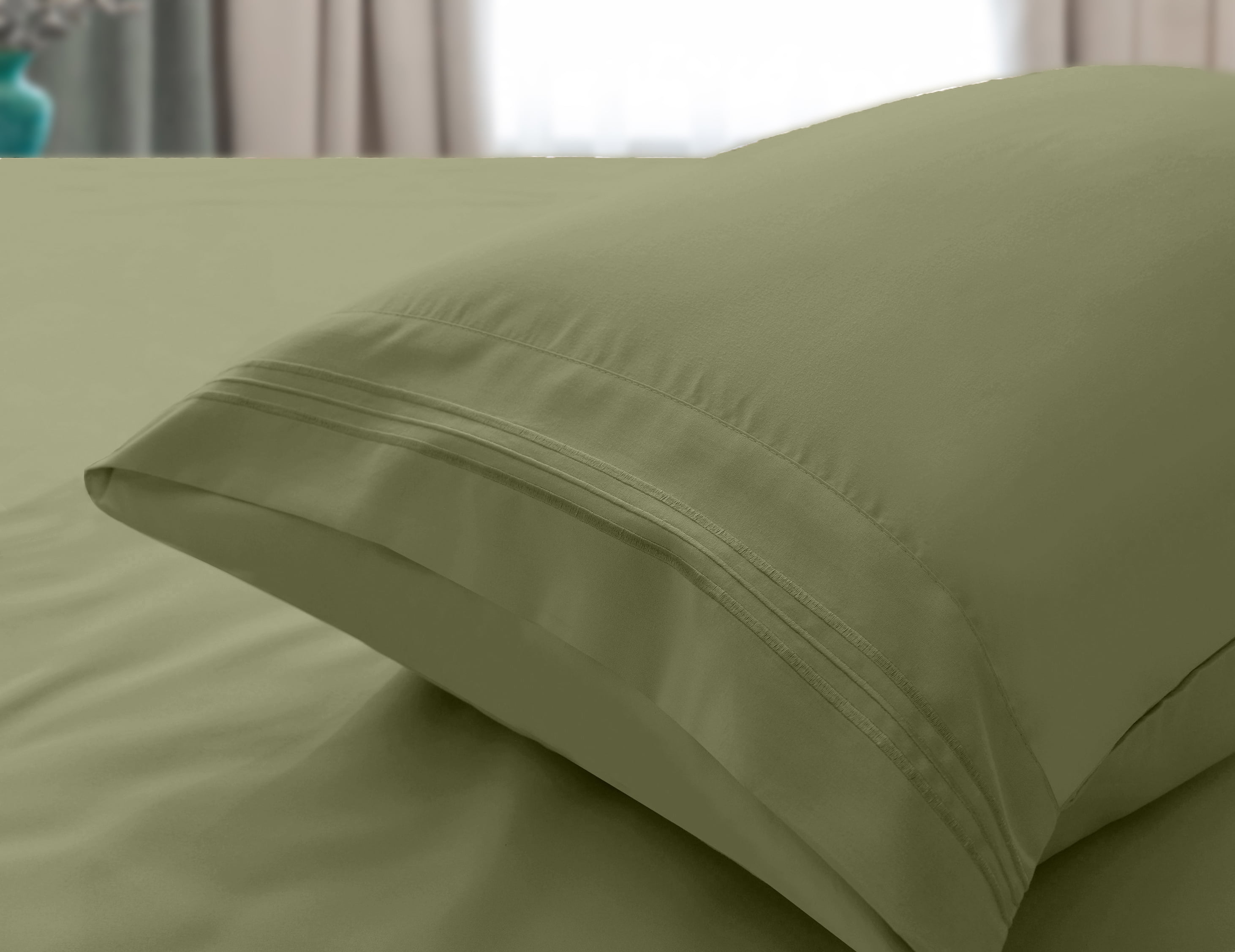 Comfylife Bamboo Pillowcase Set, Softer Than Cotton, Moisture Wicking