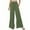 X040-Army Green, variant on Wide Leg Palazzo Pants for Women Summer High Waist Flowy Loose Casual Lounge Trousers Beach Travel Vacation Clothes-Army Green M