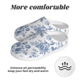 thumbnail image 6 of Yiaed Rose Flowers Print Slippers Fuzzy Warm Cozy Slippers Non Slip House Slippers For Indoor Outdoor Slippers House Slippers-46/47, 6 of 7