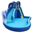 thumbnail image 4 of Banzai Surf N' Splash Water Park, Length: 14 ft 5 in, Width: 10 ft 7 in, Height: 7 ft 11 in, Inflatable Outdoor Backyard Water Slide Splash Toy, 4 of 11