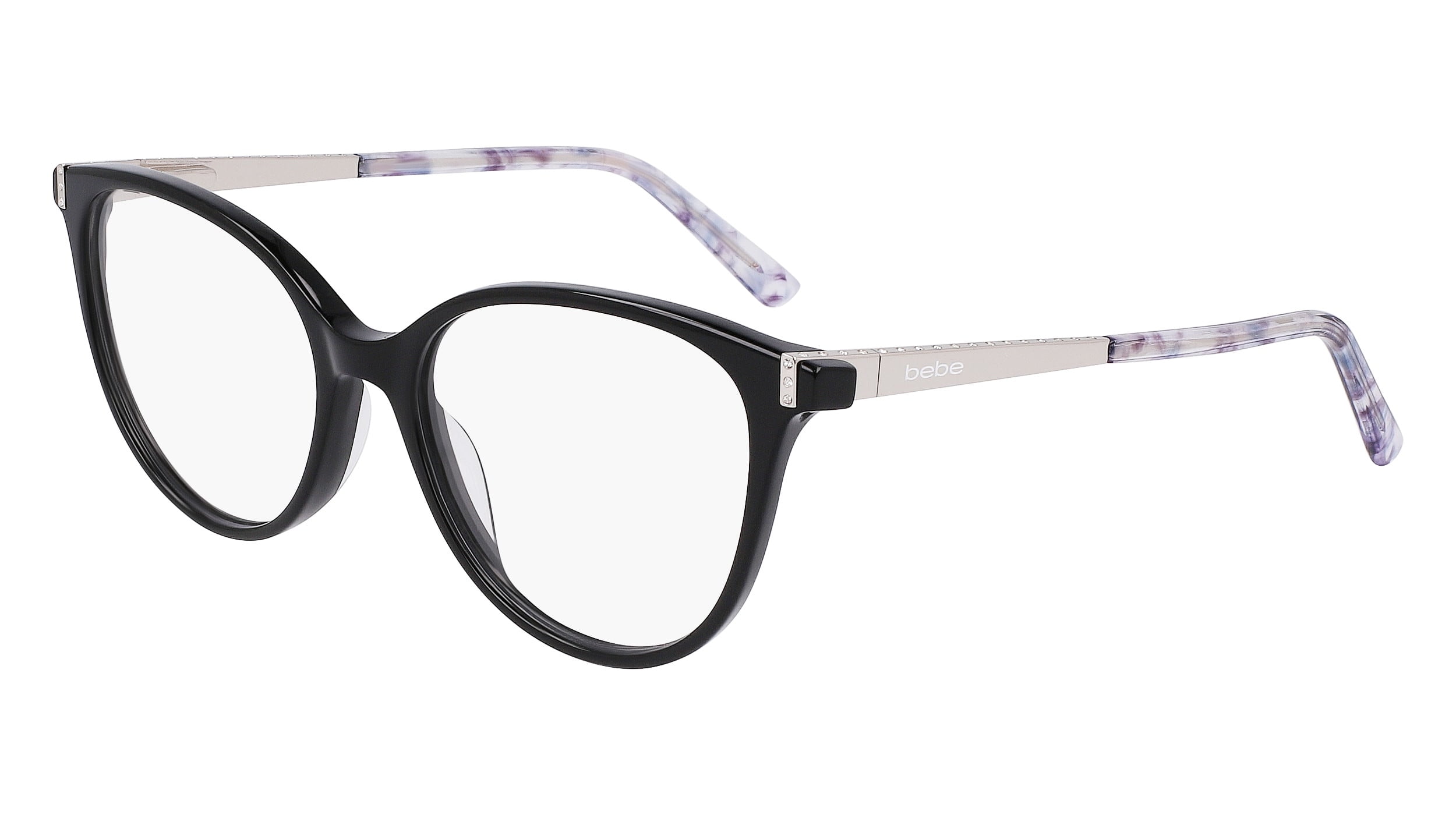 b.b Bebe BB5213 011 Women's Jet Lace Acetate Square Frame