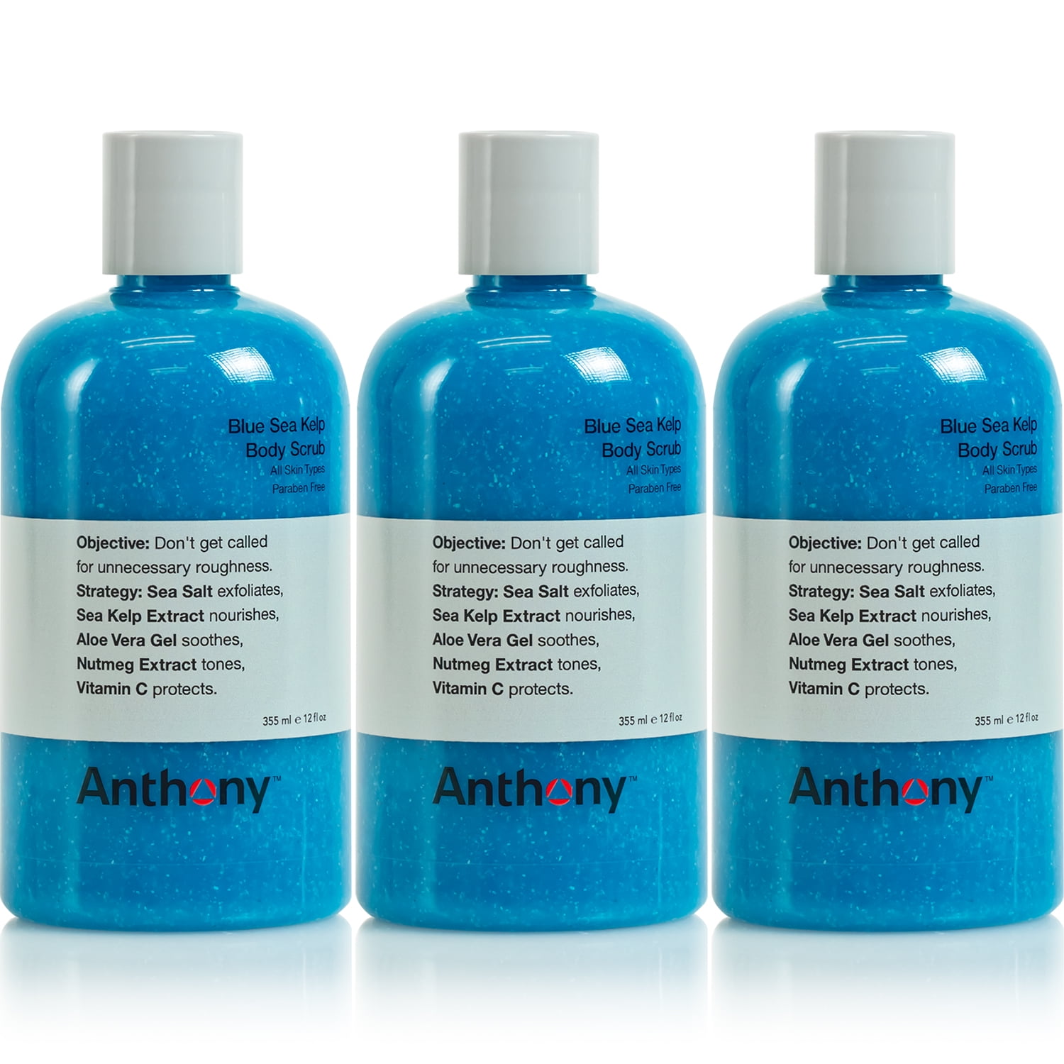 Anthony Exfoliating Body Scrub Sea Salt, Vitamin C, and Aloe Vera