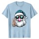 thumbnail image 2 of Tops para hombre, blusas y camisas de manga corta con cuello redondo para hombre, camiseta informal con cuello redondo y estampado para hombre, blusa de manga corta, blusa de poliéster para hombre, 2 of 4