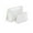 Soft White, variant on Bagbase Boutique Leather-Look PU Toiletry Bag