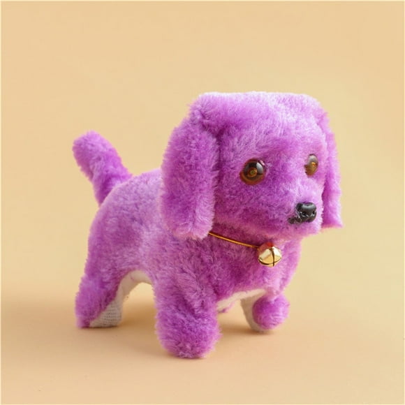 TIELUTT Musique Lumière Mignon Chien Robotique Électronique Marchant Jouet pour Enfants Jeu d'Association d'Animaux pour Tout-Petits 2-4 Ans Jeu d'Alphabet Plateau Extra Grand pour Tout-Petits Clavier Poppet Filles Âge 3-4 Ans
