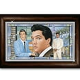 thumbnail image 4 of The Bradford Exchange Elvis Presley Amazing Grace Music Box Handcrafted Wooden Keepsake Stained-Glass-Look Lid & Mahogany Finish by Bruce Emmett Artwork 6-inches, 4 of 4