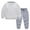 White, variant on UQJfacai Toddler Girls Clothes Baby Long Sleeve Crewneck Sweatshirt and Sweatpants Set 2 Piece Sweatsuit Set Fall Winter Outfits 1-11 Years