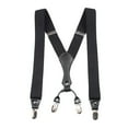 thumbnail image 3 of amagogo Adjustable Swivel Hooks Heavy Duty Casual Y Shaped Suspenders for Men Black, 3 of 9