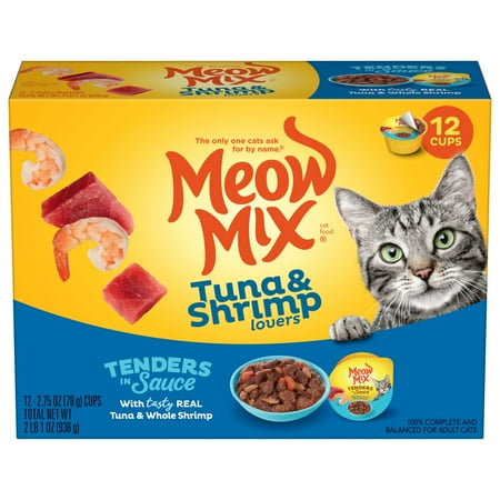 Meow Mix Tender Favorites with Real Tuna & Whole Shrimp in Sauce 2.75-Ounce zBEST / BY /06/23/2025