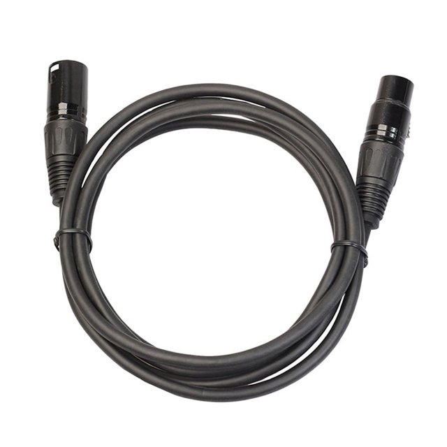 Cable de audio XLR para micrófono de karaoke, cable de sonido tipo cañón, cable XLR macho a hembra, cable de extensión XLR para micrófono de 1,5 metros