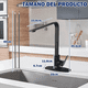 thumbnail image 3 of Llave Mezcladora Para Fregadero Grifo Monomando Cocina Lab.G, Color Negro, 3 of 5