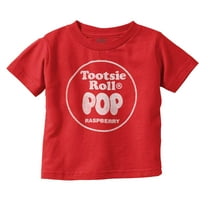 Vintage Tootsie Pop Flavors Raspberry Toddler Boy Girl T Shirt Infant Toddler Brisco Brands 18M