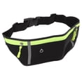 thumbnail image 3 of Sac de Taille Sport, Matériau Nylon Résistant à l'Usure Sac de Taille pour Casque Design Trou pour Cyclisme pour Randonnée pour Course Noir, 3 of 8