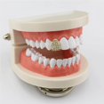 thumbnail image 3 of Hip Hop Teeth Personality Grills Single Teeth Exquisite Micro-Inlaid Zircon Braces Fashion Teeth Grills Set Grills Teeth Decoration for Halloween Party Performance, 3 of 8