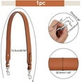 thumbnail image 2 of Purse Strap 28.5inch PU Leather Replacement Shoulder Strap 1.4inch Wide Short Bag Strap with Sliver Metal Buckle, 2 of 9
