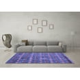 thumbnail image 3 of Ahgly Company Indoor Rectangle Oriental Blue Traditional Area Rugs, 7' x 9', 3 of 4