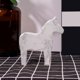 thumbnail image 1 of Estatua de caballo BLESIY escultura Decoración artesanía para dormitorio sala interior pequeño blanco, 1 of 8