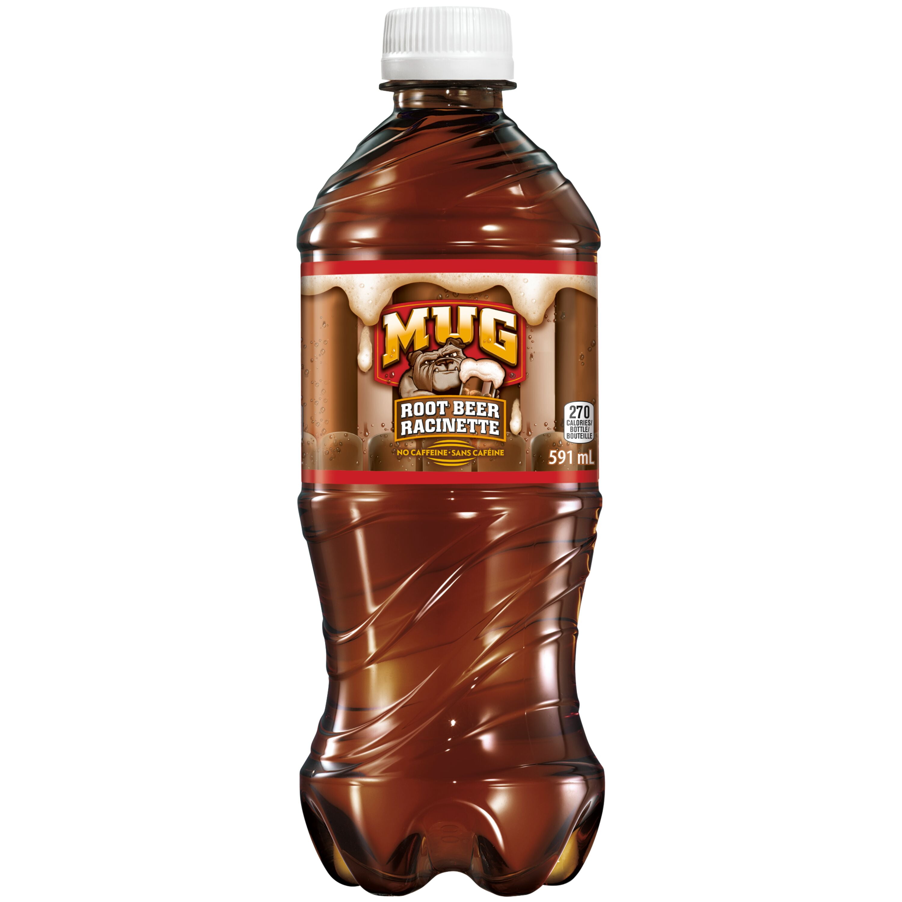 Mug Root Beer No Caffeine 591 mL, Bottle, 591mL