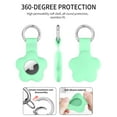 thumbnail image 6 of YUNOVA 2 Pack Floral AirTag Holder Case with Keychain - Premium Silicone Protective Cover for Apple AirTag 2021 Tracker | Anti-Scratch, Anti-Loss Design for Keys, Luggage, Pets & Valuables, 6 of 7