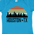 thumbnail image 4 of Inktastic Houston Texas Skyline Retro Boys or Girls Baby Bodysuit, 4 of 5