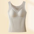thumbnail image 1 of RXIRUCGD Mode Femme Coussin Chauffant Chaud Col Rond Uni (Blanc, Taille : TG), 1 of 3