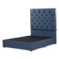 thumbnail image 2 of Cabecera Queen Size Capri + Box Base Cama Azul Denim, 2 of 8