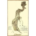 thumbnail image 3 of Blaskowitz 12x18 Black Modern Framed Museum Art Print Titled - Survey Frogs Neck Route British Army, 3 of 5