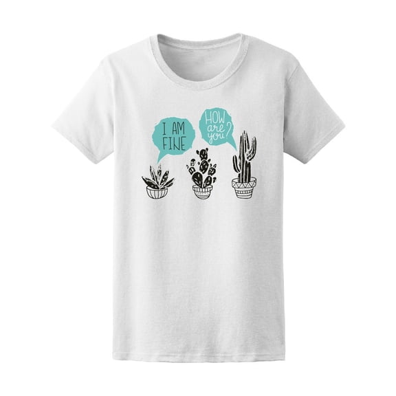 Cool Set Of Cactus Tee Women's -Image by Shutterstock